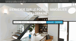 Desktop Screenshot of immobilier-lorraine.net